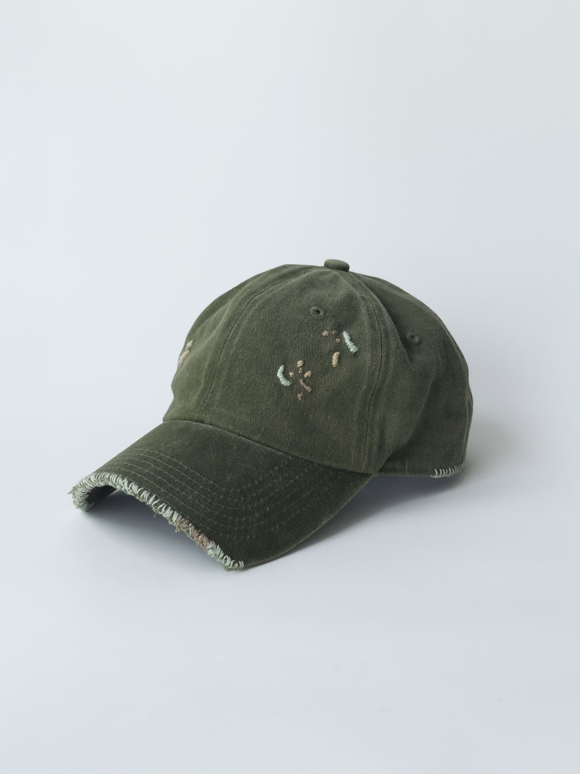 01-07 "La Casquette" Washed forest Green