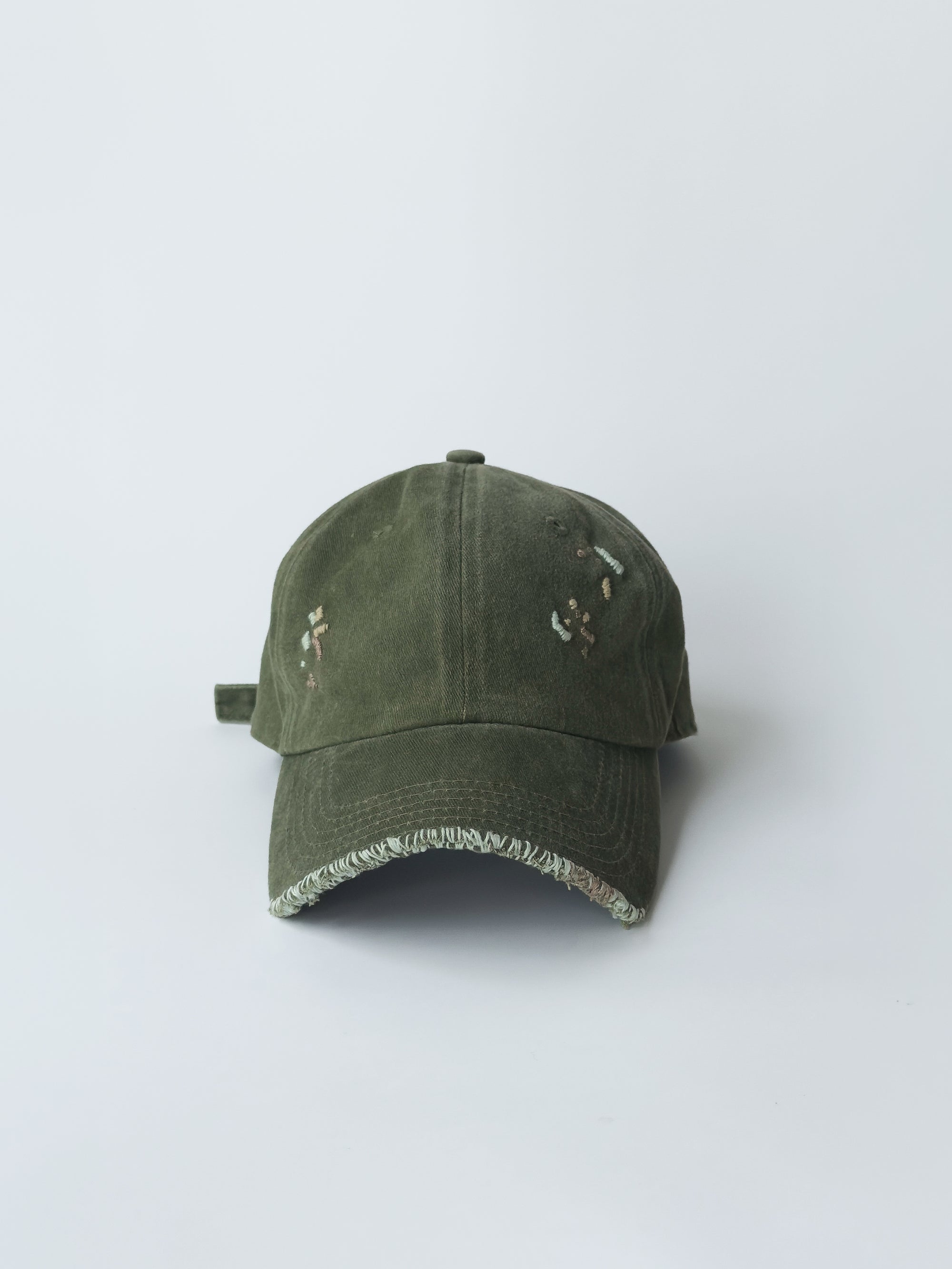 01-07 "La Casquette" Washed forest Green