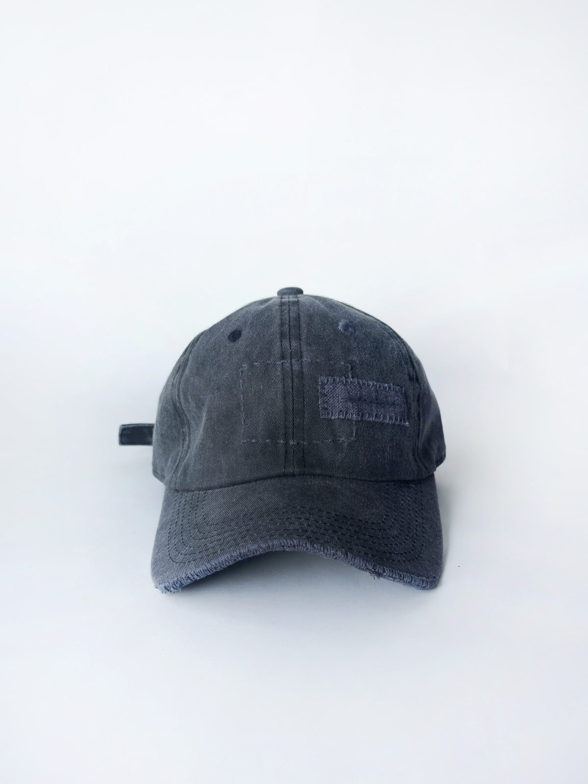 02-01 "La Casquette" Washed Black - Dark Grey