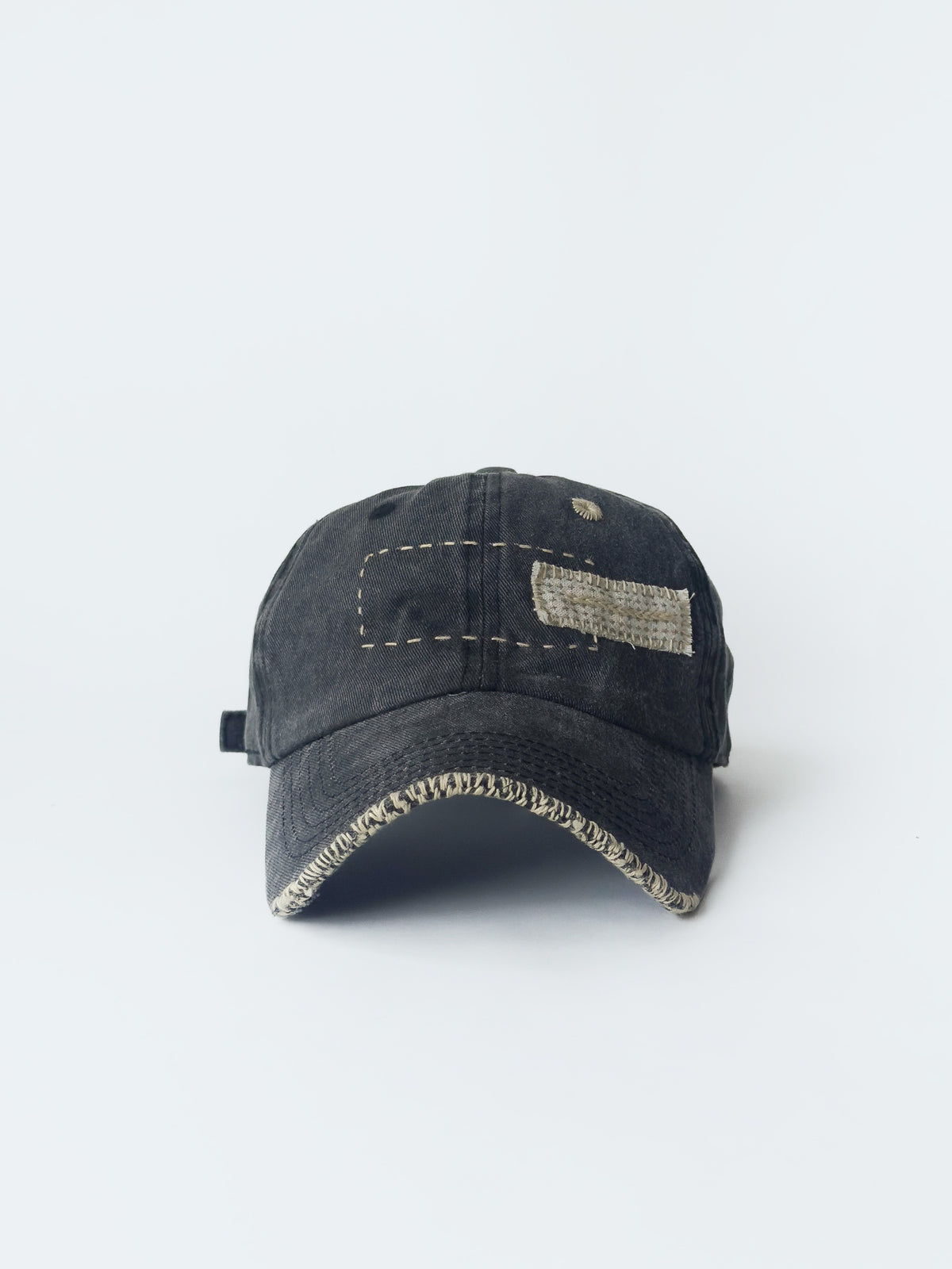 02-06 "La Casquette" Washed Black - Light Yellow
