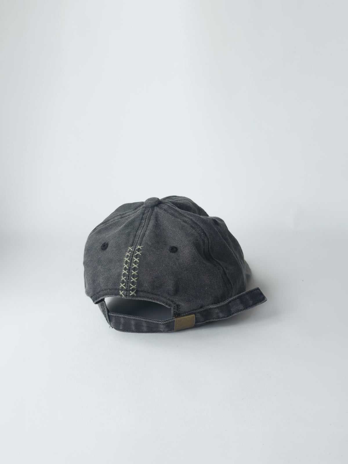 02-07 "La Casquette" Washed Black - Sage